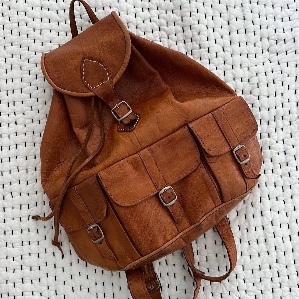 Handmade Leather Backpack